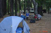 Joe's trailer at White Cloud Camp Ground