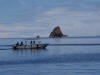 Boat & Rock