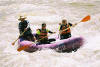 Whitewater rafting with Shag